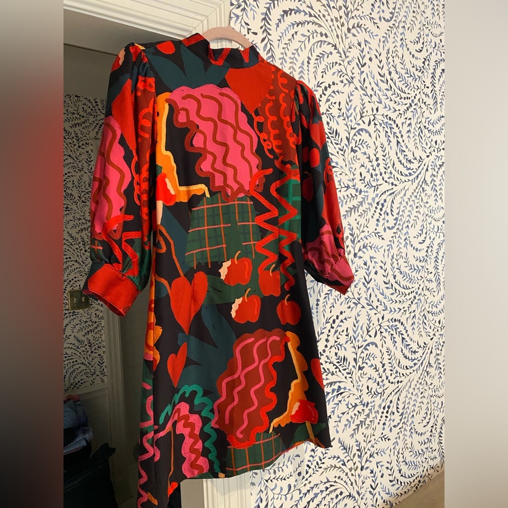 Farm Rio Red Dress Small